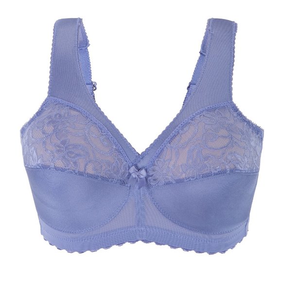 Set of 3! 56I Glamorise MAGIC LIFT Full Figure Bra (COMFORT-STRAPS) Blue-Ice - Picture 2 of 13